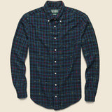 Archive Fluro Slub Flannel - Red - Gitman Vintage - STAG Provisions - Tops - L/S Woven - Plaid