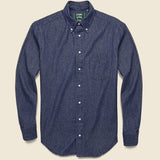 Denim Shirt - Dark Wash - Gitman Vintage - STAG Provisions - Tops - L/S Woven - Solid