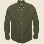 Classic Flannel - Olive - Gitman Vintage - STAG Provisions - Tops - L/S Woven - Solid