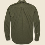 Classic Flannel - Olive - Gitman Vintage - STAG Provisions - Tops - L/S Woven - Solid