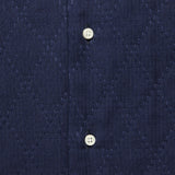 Sashiko Dobby Camp Shirt - Indigo - Gitman Vintage - STAG Provisions - Tops - L/S Woven - Other Pattern