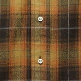 Melange Shaggy Flannel Shirt - Brown - Gitman Vintage - STAG Provisions - Tops - L/S Woven - Plaid