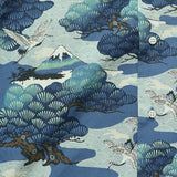 Fuji Crane Shirt - Navy - Gitman Vintage - STAG Provisions - Tops - S/S Woven - Other Pattern