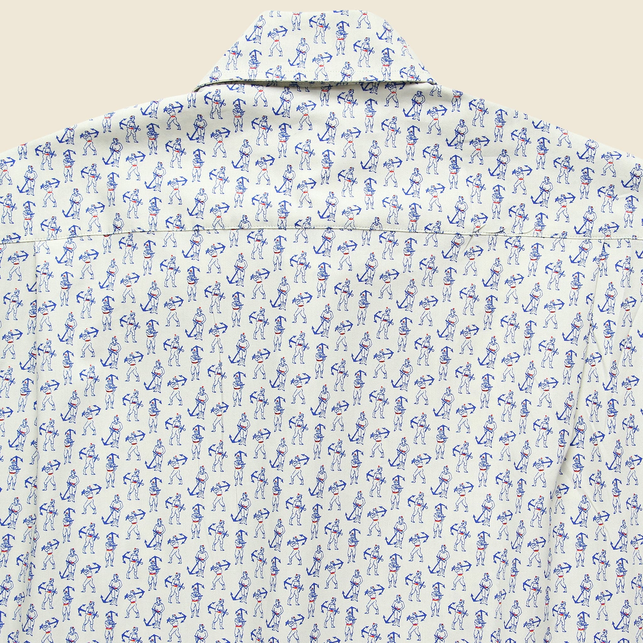Santiago Shirt Co. - Valparaiso Anchor Man Shirt - Gitman Vintage - STAG Provisions - Tops - S/S Woven - Other Pattern