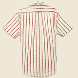 Maritime Messaging Shirt - White - Gitman Vintage - STAG Provisions - Tops - S/S Woven - Other Pattern