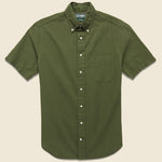 Seersucker Shirt - Olive - Gitman Vintage - STAG Provisions - Tops - S/S Woven - Other Pattern