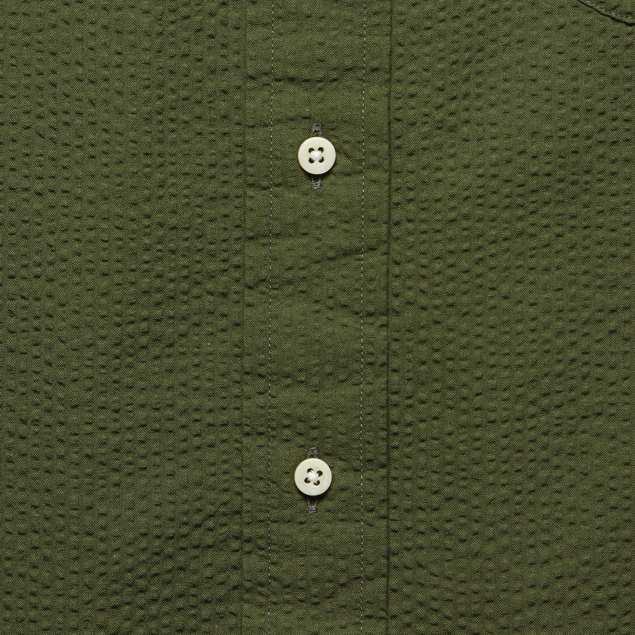 Seersucker Shirt - Olive - Gitman Vintage - STAG Provisions - Tops - S/S Woven - Other Pattern