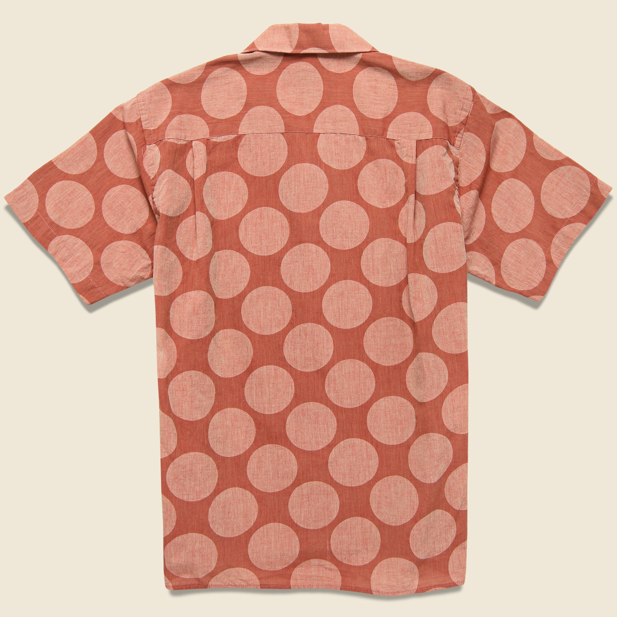 Dot Shirt - Brick - Gitman Vintage - STAG Provisions - Tops - S/S Woven - Other Pattern