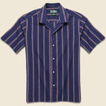 Stripe Shirt - Navy - Gitman Vintage - STAG Provisions - Tops - S/S Woven - Stripe