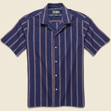 Stripe Shirt - Navy - Gitman Vintage - STAG Provisions - Tops - S/S Woven - Stripe