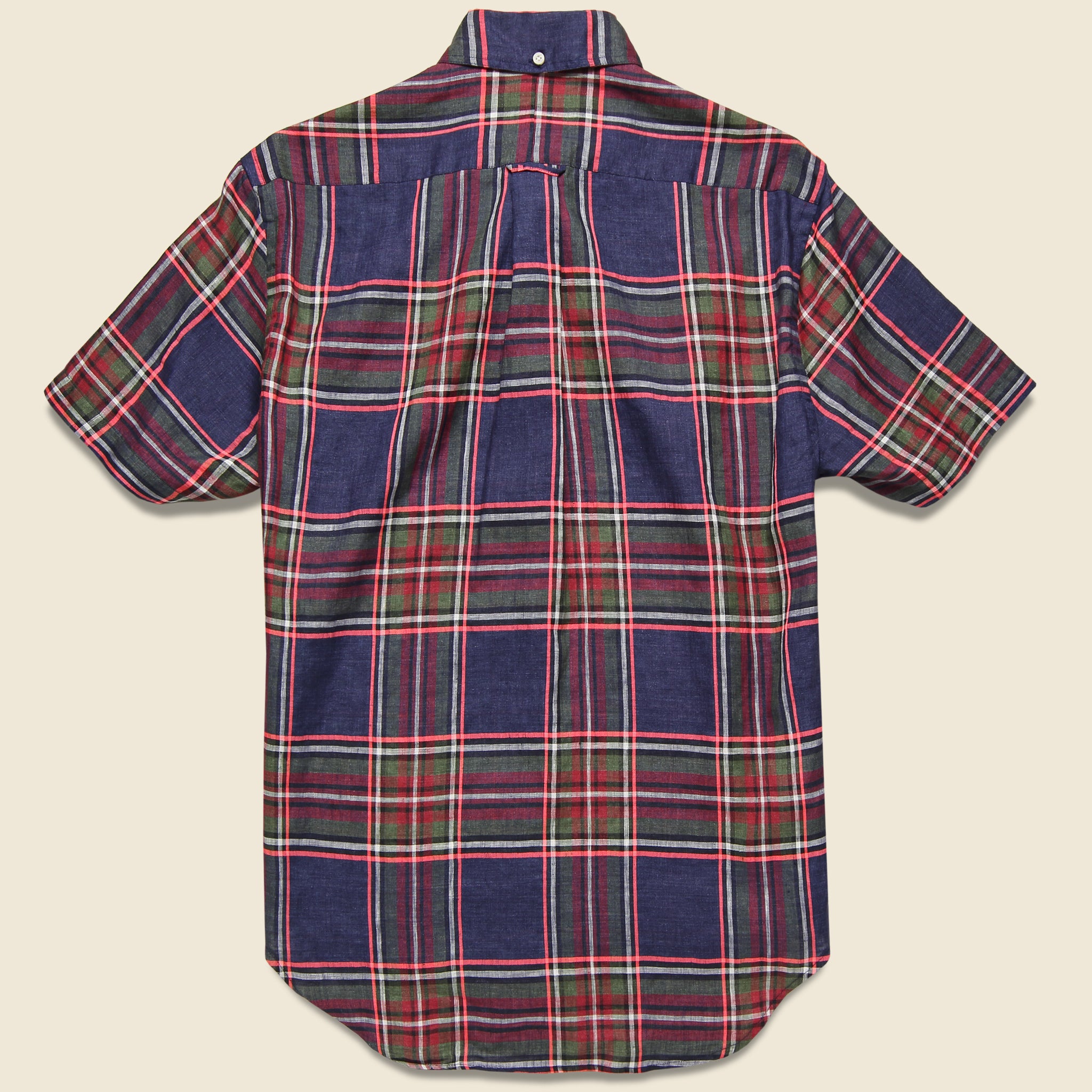 Archive Madras Oxford Shirt - Navy - Gitman Vintage - STAG Provisions - Tops - S/S Woven - Plaid