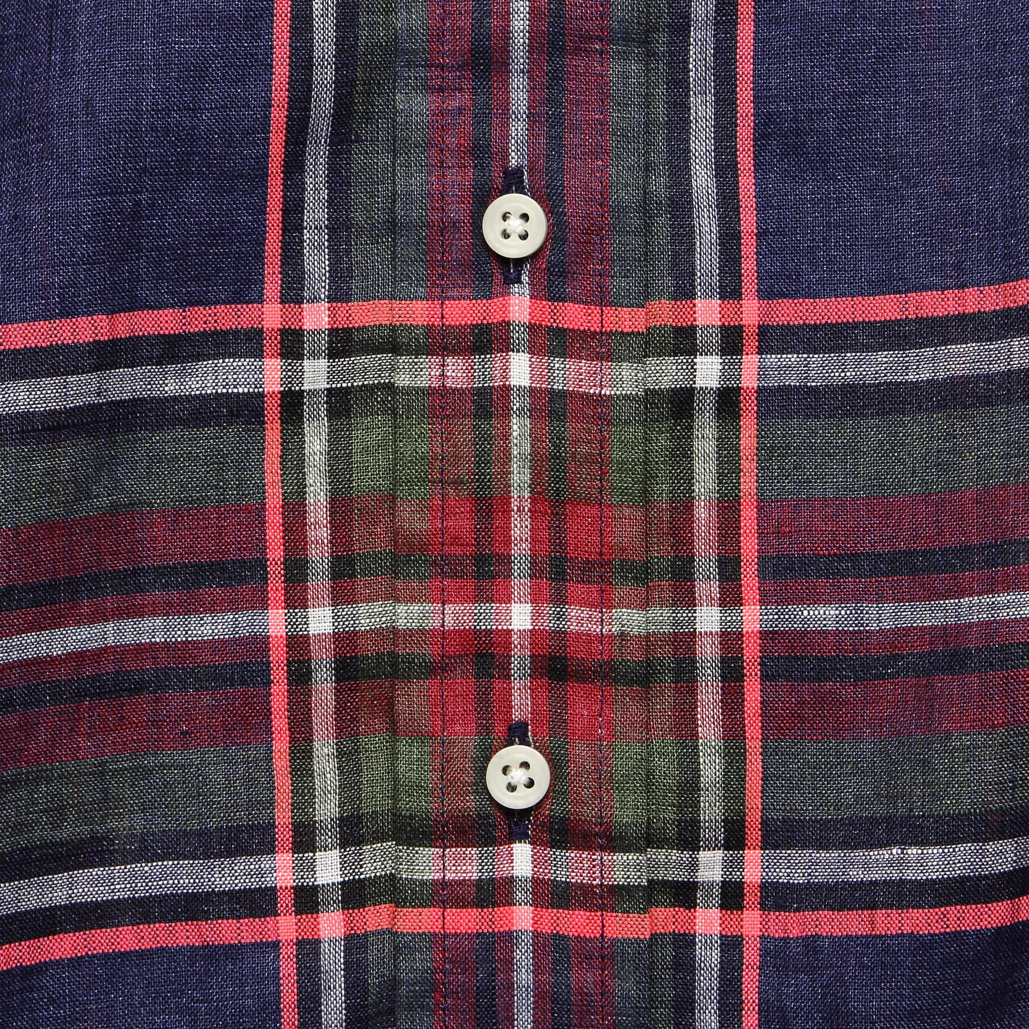Archive Madras Oxford Shirt - Navy - Gitman Vintage - STAG Provisions - Tops - S/S Woven - Plaid