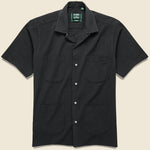 Guayabera Seersucker Camp - Black - Gitman Vintage - STAG Provisions - Tops - S/S Woven - Other Pattern