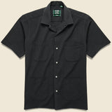Guayabera Seersucker Camp - Black - Gitman Vintage - STAG Provisions - Tops - S/S Woven - Other Pattern