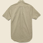 Tonal Stripe Seersucker Oxford Shirt - Khaki - Gitman Vintage - STAG Provisions - Tops - S/S Woven - Other Pattern