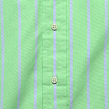 American Neon Stripe Oxford Shirt - Green - Gitman Vintage - STAG Provisions - Tops - S/S Woven - Stripe