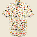 Omakase Sushi Shirt - White - Gitman Vintage - STAG Provisions - Tops - S/S Woven - Other Pattern