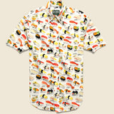 Omakase Sushi Shirt - White - Gitman Vintage - STAG Provisions - Tops - S/S Woven - Other Pattern