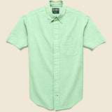 Tonal Seersucker Shirt - Green - Gitman Vintage - STAG Provisions - Tops - S/S Woven - Other Pattern