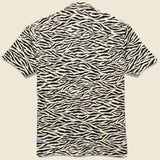 Camp Collar Zebra Print Shirt - Black/White - Gitman Vintage - STAG Provisions - Tops - S/S Woven - Other Pattern