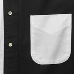 Mixed Panel Oxford - Black/White - Gitman Vintage - STAG Provisions - Tops - S/S Woven - Other Pattern
