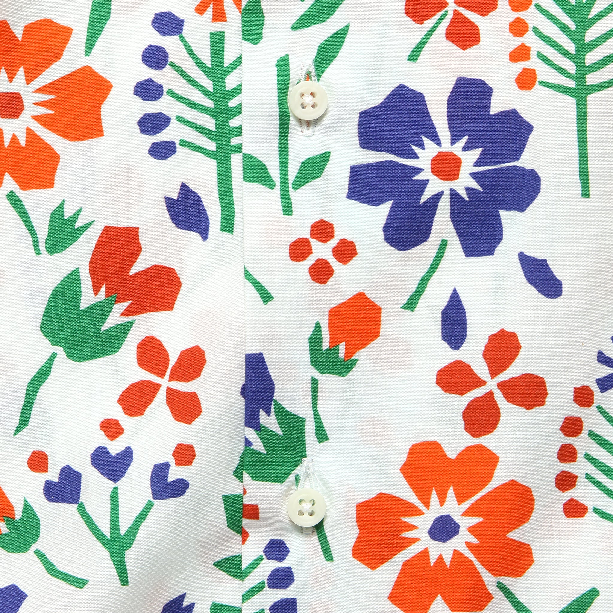 
                          Alexander Girard Flores Camp Shirt - White - Gitman Vintage - STAG Provisions - Tops - S/S Woven - Floral
                        