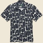 Alexander Girard January Camp Shirt - Black/White - Gitman Vintage - STAG Provisions - Tops - S/S Woven - Other Pattern