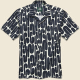 Alexander Girard January Camp Shirt - Black/White - Gitman Vintage - STAG Provisions - Tops - S/S Woven - Other Pattern