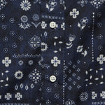Indigo Bandana Shirt - Navy - Gitman Vintage - STAG Provisions - Tops - S/S Woven - Other Pattern