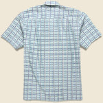 Archive Summer Jacquard Camp Shirt - Blue - Gitman Vintage - STAG Provisions - Tops - S/S Woven - Plaid