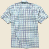 Archive Summer Jacquard Camp Shirt - Blue - Gitman Vintage - STAG Provisions - Tops - S/S Woven - Plaid