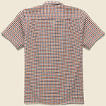 Eco Open Weave Camp Shirt - Red/Navy - Gitman Vintage - STAG Provisions - Tops - S/S Woven - Plaid