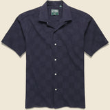 Panama Washer Cloth Camp Shirt - Navy - Gitman Vintage - STAG Provisions - Tops - S/S Woven - Solid
