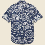 Duke's Pareo Blue Popover Shirt - Blue - Gitman Vintage - STAG Provisions - Tops - S/S Woven - Floral