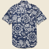 Duke's Pareo Blue Popover Shirt - Blue - Gitman Vintage - STAG Provisions - Tops - S/S Woven - Floral