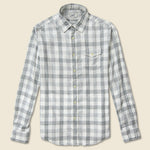 Durham Gingham Double Cloth Shirt - Heather Grey - Grayers - STAG Provisions - Tops - L/S Woven - Plaid