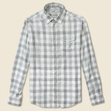 Durham Gingham Double Cloth Shirt - Heather Grey - Grayers - STAG Provisions - Tops - L/S Woven - Plaid