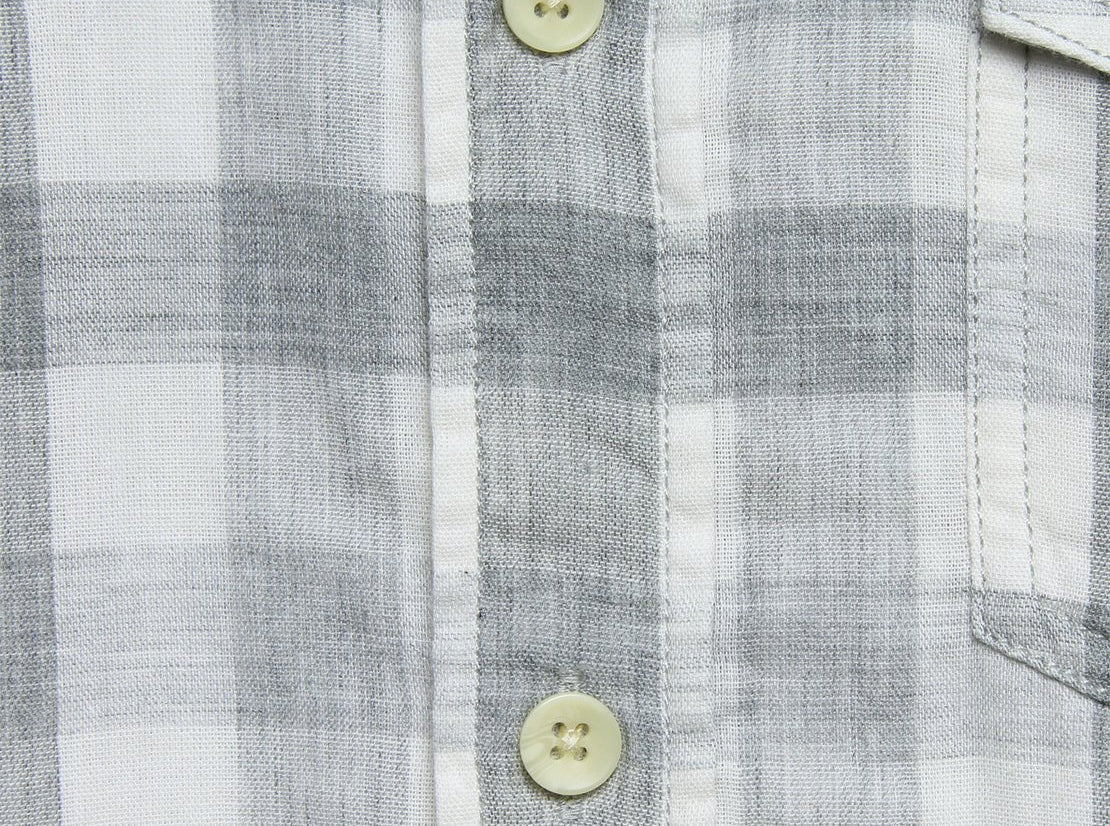 Durham Gingham Double Cloth Shirt - Heather Grey - Grayers - STAG Provisions - Tops - L/S Woven - Plaid