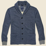 Birch Shawl Cardigan - Denim Blue - Grayers - STAG Provisions - Tops - Sweater