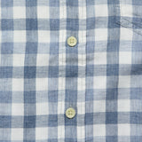Denby Double Cloth Shirt - Blue/Cream Gingham - Grayers - STAG Provisions - Tops - L/S Woven - Plaid