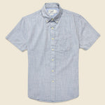 Ahab Open Dot Print Shirt - Blue - Grayers - STAG Provisions - Tops - S/S Woven - Other Pattern