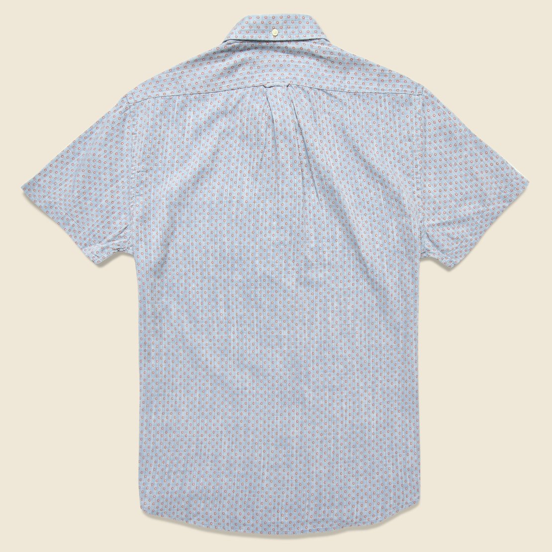 Ahab Open Dot Print Shirt - Blue - Grayers - STAG Provisions - Tops - S/S Woven - Other Pattern