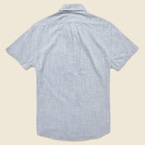 Ahab Open Dot Print Shirt - Blue - Grayers - STAG Provisions - Tops - S/S Woven - Other Pattern
