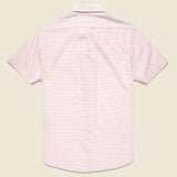 Horizon Summer Twill Shirt - Melon Cream Stripe - Grayers - STAG Provisions - Tops - S/S Woven - Stripe