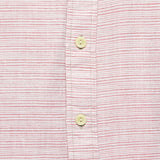 Horizon Summer Twill Shirt - Melon Cream Stripe - Grayers - STAG Provisions - Tops - S/S Woven - Stripe