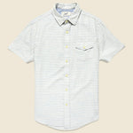Horizon Summer Twill Shirt - Blue Cream Stripe - Grayers - STAG Provisions - Tops - S/S Woven - Stripe