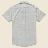 Heather Herringbone Twill Shirt - Charcoal - Grayers - STAG Provisions - Tops - S/S Woven - Solid