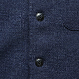 Nelson Jacquard Swacket - Navy Marl - Grayers - STAG Provisions - Tops - Sweater