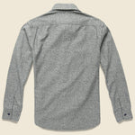 Harrison Heritage Flannel - Grey Jaspe - Grayers - STAG Provisions - Tops - L/S Woven - Solid