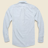 Hammond Double Cloth Shirt - Blue Heather - Grayers - STAG Provisions - Tops - L/S Woven - Solid